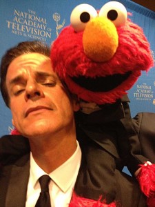 I spend a lot of time stalking Muppets, Elmo at the Emmys